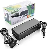 Power Supply for Xbox 360 E, Power Supply Brick with Power Cord, AC Adapter Power for Microsoft Xbox 360 E Console, 100-240V