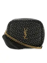 Saint Laurent Lou Baby Bag in Polka Dot Quilted Leather