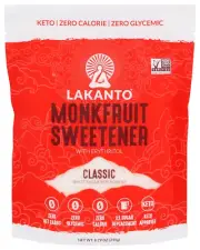, Sweetener Monkfruit Classic, 8.29 Ounce