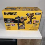 Dewalt 20V Max 2 Tool Kit Including Hammer Drill/driver With Flexv Advantage