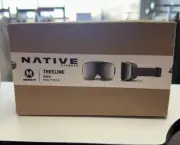 Native Eyewear Treeline Goggles Rider Rose With Blue Skiing Snow Boarding
