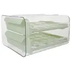 Multi Grid Egg Holder Refrigerator Egg Container Reusable Egg Box Storage