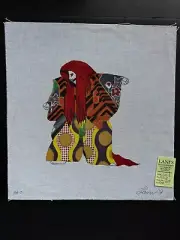 LANI Kabuki Hand Painted Needlepoint Canvas