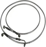 Brake Lines-Extended Front Rear Stainless Steel Braided Brake Lines for P-o-l-a-r-i-s R-Z-R 800 / S 800/4 800 / XP 900/570