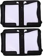 VALICLUD 2Pcs Capacity Storage Case Holder Portable Zipper Disc Bag for Organizing and Protecting Capacity Disc Bag
