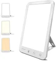 KOTONAMI Daylight Lamp, Full Spectrum Lamp USB Cable, 10000 Lux Light Therapy Lamp Against Winter Depression LED SAD Light UV-Free Light Temperature Adjustable and Timer Touch Control