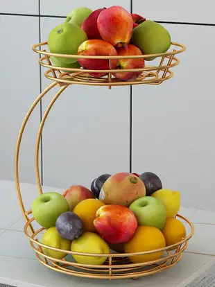 水果盤糖果籃網紅創意家用歐式現代客廳茶幾簡約零食架多功能盆