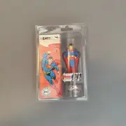 DC COMICS EMTEC Superman figure 4 GB USB 2.0 Flash Drive w/ 4 Tattoos