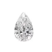 1 Ct Pear Cut Diamond Engagement Ring VVS1 Certified White Color Gold Setting