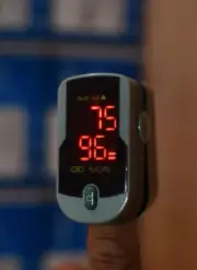 ChoiceMMed Fingertip Pulse Oximeter travel Case Green OxyWatch MD300C12