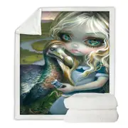 Alice's Prize Dodo and Alice Throw Blanket