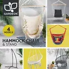 Gardeon Hammock Chair With Stand Swing Bed Outdoor Furniture Lounge Camping