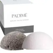 Padime 2pcs Konjac Sponge Face Natural Sponge Face Cleansing | Korean 1U