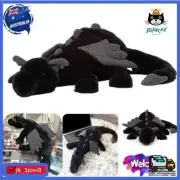 New 66cm Jellycat Onyx Black Dragon Dinosaur Stuffed Animal Soft Plush Toy AU