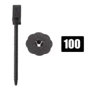 Solar Panel Mesh 100 PIECES NYLON Clips Pigeons Proofing Birds Clips Pest