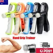 Adjustable Hand Grip Strengthener Workout for arm Finger Exercise Fitness Tool