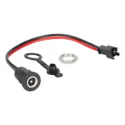 50V DC 5.5x2.1mm DC Socket Panel Mount Connector with Metal Buckle D7I29353