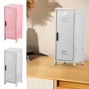Mini Locker with Lock and Key Rustproof Metal Small Locker Portable Mini xddAA