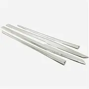 Compatible for Highlander 2020-2022 Car Sticker Side Door Trim Strip Molding Stream ABS Chrome Panel Bumper Hoods Moulding Part(Silver 4pcs)