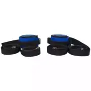 TIDI Posey Twice-As-Tough Non-Locking Cuffs Blue (1 Pair) 2790