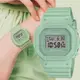 CASIO 卡西歐 G-SHOCK 青蘋果綠方形女錶(GMD-S5600BA-3)