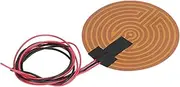 120W Round PI Heating Film, Flexible Polyimide Heater Plate, 3D Printer Hot Bed Accessories, DC12V, for 3D Printers