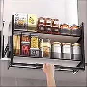 Pull Down Cabinet Organizer,2 Tier Pull-Out Cabinet Shelf,Retractable Kitchen Storage Shelf,Space Saving, Suitable for Kitchen Bar and Cafe Cabinets,Load Capacity 20kg (Size : 860x540x260mm)