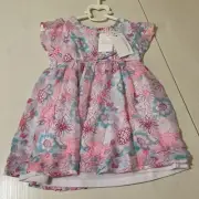 Brand New Pumpkin Patch Toddler Floral Dress Size 12-18 Months