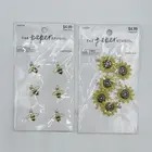 The Paper Studio Sunflower & Bumble Bee Jewelry Making Scrapbook Charms Lot
