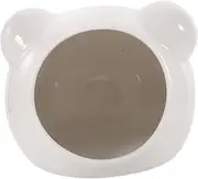 Abaodam Ceramic Hamster House Decorative Cartoon Nest for Small Pets for Sleeping and Play Cute Hamster Hut Present for Guinea Pig Lovers