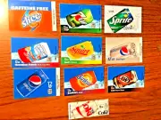 10 BRAND NEW LABELS FOR SODA VENDING MACHINES