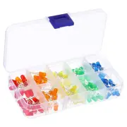 100Pcs 5mm Light Emitting Diodes, LED Diodes, 5 Colors
