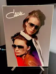 CAZAL COUNTER CARDS- Dual Sided Countertop Displays-Metal Foldout Legs-BRAND NEW