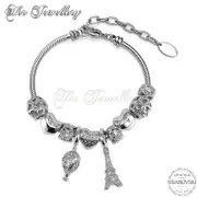 La Ville Charm Bracelet (White Gold)