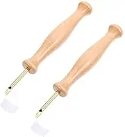 COHEALI 1 Set Punch Needle Embroidery Needles with Threaders Durable Craft Tools for DIY Sewing and Embroidery Art