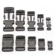 Plastic Cord Stopper Bag Backpack Buckle Belt Strap Snap Lock Bags Safe Buckles