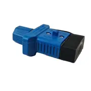 Trailer Vision 50 amp Anderson Plug Cover with Dust Cap Blue