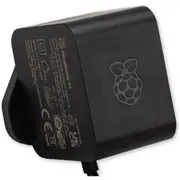 Raspberry Pi Official 27W Power Supply Black AU Plug AC Adapter with USB-C Type-C 5.1V, 5A, Max 27W Type C Connector Power Supply for Raspberry Pi 5 [SC1155]