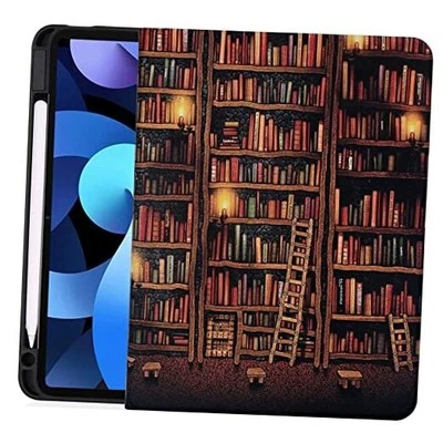 Case for iPad (A16) 11th/10th Generation 10.9'' inch 2025/2022, Vintage Library