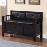Bench Seat Cover Men Storage Long Shoe Mens Rack Mudroom Hall Foyer Seating Kids