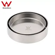 Bathroom 100mm Brushed Tile Insert / Flat 2 Way Round Floor Drain Shower Grate