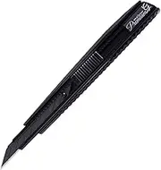 NT Cutter Premium Evolution PMG Series Aluminum Die-Cast Grip Auto-Lock Utility Knife, with 30-Degree Extra Sharp Black Blade (PMGA-EVO2)
