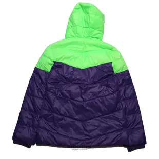 AIRWALK 外套 連帽外套 紫色 螢光綠 羽絨 保暖 休閒 男 (布魯克林) A532150190
