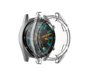 Compatible Huawei Watch GT Watch Case Soft TPU Protector Case Frame Protective Sleeve Bumper Protection Case-White