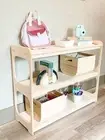 Montessori Open Sided Toyshelf – Toy Storage Shelf - Wooden Furniture 36"
