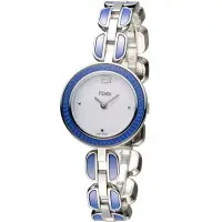 在飛比找Yahoo奇摩購物中心優惠-FENDI 芬迪 MY WAY 經典美學時尚腕錶-白x藍/2