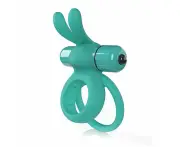 Screaming O - 4B Ohare Rabbit-Style Vibrating Bullet Penis Ring - Kiwi