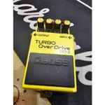 【日本廠9成新中古美品】BOSS OD-2 TURBO OVERDRIVE 破音 單顆 效果器