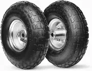 10-Inch Replacement Tire and Wheel 4.10/3.50-4" - 10” Utility Tires for Cart, Do