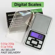0.01-200g 0.1-500g Pocket Digital Scale Precision Jewelry Balance gram Scales